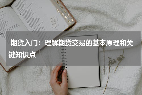  期货入门：理解期货交易的基本原理和关键知识点