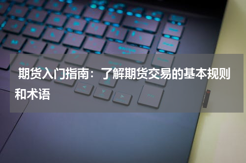  期货入门指南：了解期货交易的基本规则和术语