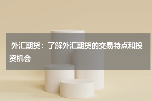  外汇期货：了解外汇期货的交易特点和投资机会