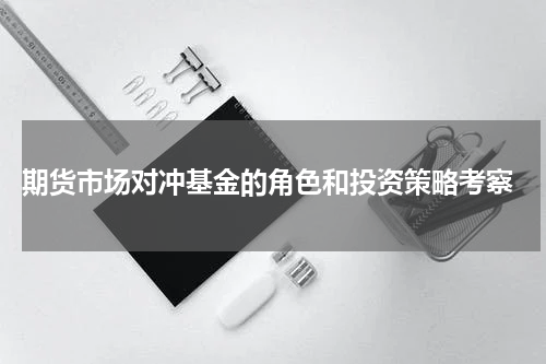  期货市场对冲基金的角色和投资策略考察