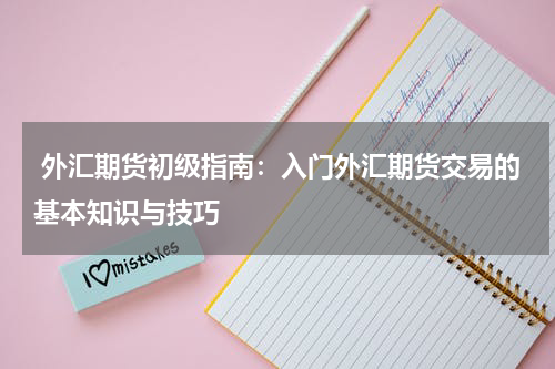  外汇期货初级指南：入门外汇期货交易的基本知识与技巧