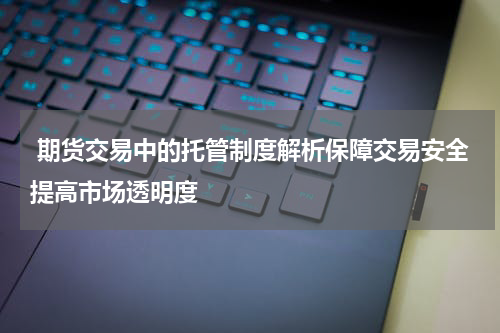  期货交易中的托管制度解析保障交易安全提高市场透明度