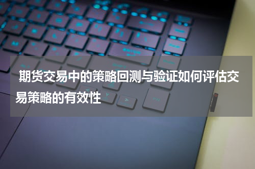  期货交易中的策略回测与验证如何评估交易策略的有效性