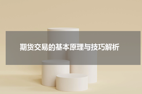  期货交易的基本原理与技巧解析