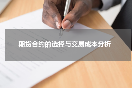  期货合约的选择与交易成本分析