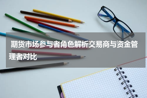  期货市场参与者角色解析交易商与资金管理者对比