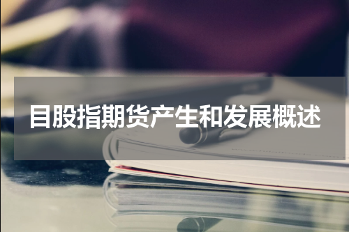 目股指期货产生和发展概述