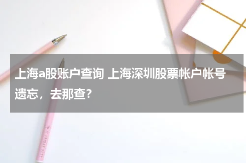 上海a股账户查询 上海深圳股票帐户帐号遗忘，去那查？