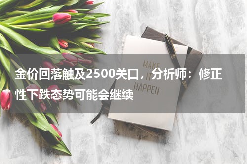 金价回落触及2500关口，分析师：修正性下跌态势可能会继续