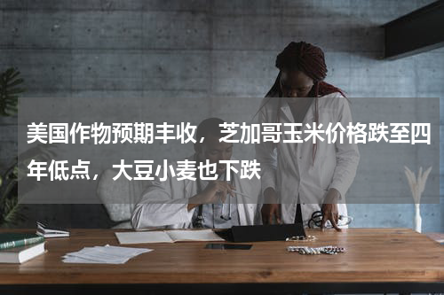 美国作物预期丰收，芝加哥玉米价格跌至四年低点，大豆小麦也下跌