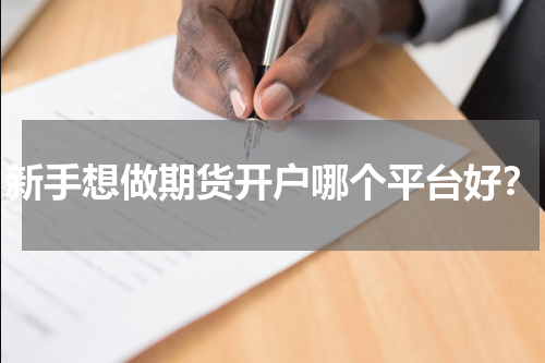 新手想做期货开户哪个平台好？