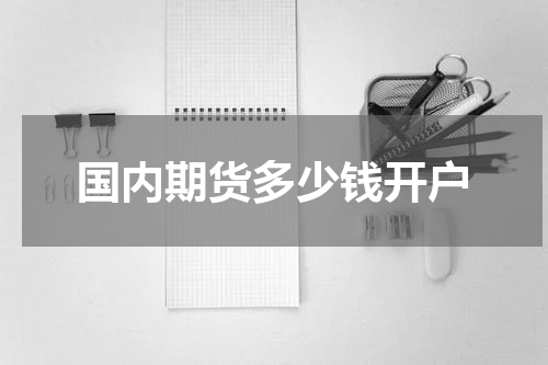 国内期货多少钱开户