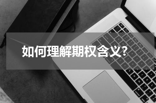 如何理解期权含义?