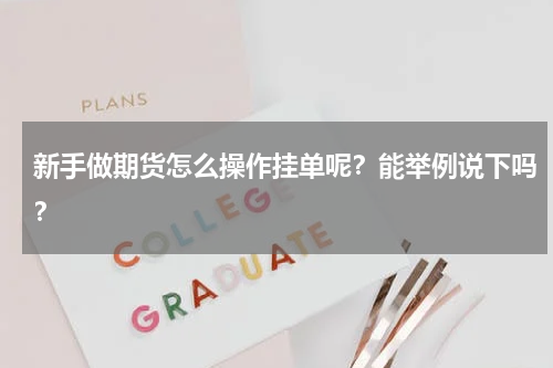 新手做期货怎么操作挂单呢？能举例说下吗？