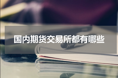 国内期货交易所都有哪些