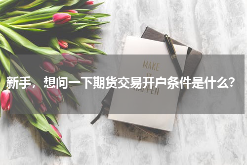新手，想问一下期货交易开户条件是什么？