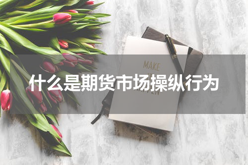 什么是期货市场操纵行为