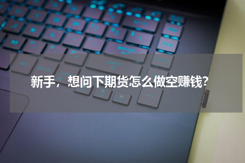 新手，想问下期货怎么做空赚钱？