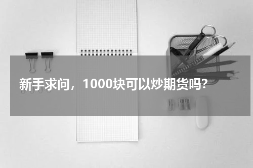 新手求问，1000块可以炒期货吗？